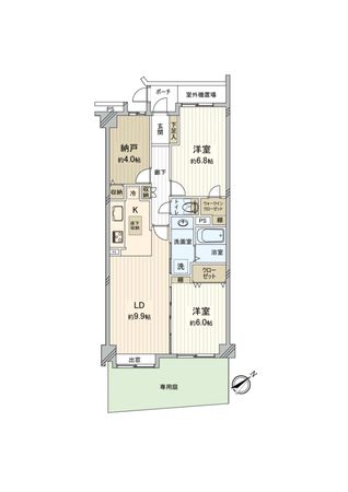 イトーピア鷺沼パラッツオ 間取図(平面図) イトーピア鷺沼パラッツオ 間取図(平面図)