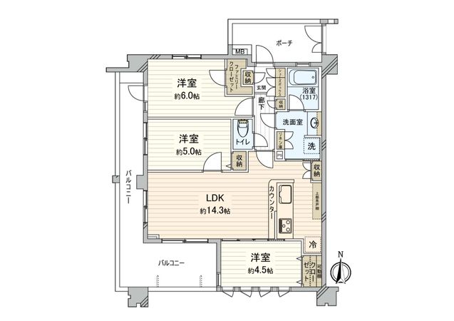 ブリシア宮崎台 間取図(平面図) ブリシア宮崎台 間取図(平面図)