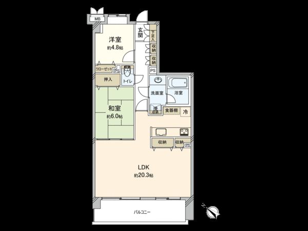 クレストフォルム鷺沼南 間取図(平面図) クレストフォルム鷺沼南 間取図(平面図)