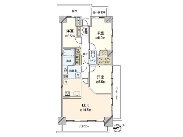 ステージ宮崎台 間取図(平面図) ステージ宮崎台 間取図(平面図)