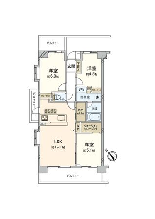 宮崎台南パーク・ホームズ弐番館 間取図(平面図) 宮崎台南パーク・ホームズ弐番館 間取図(平面図)