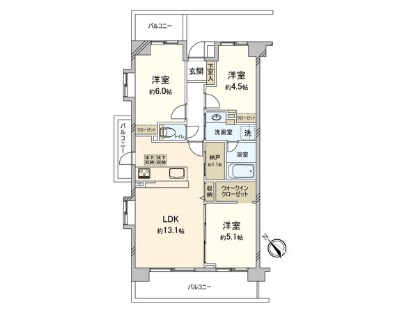 宮崎台南パーク・ホームズ弐番館 間取図(平面図) 宮崎台南パーク・ホームズ弐番館 間取図(平面図)