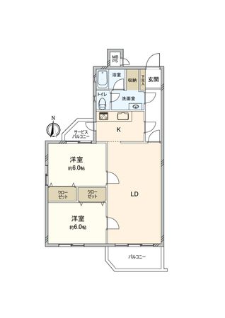 東急ドエル宮前平ビレジ B棟 間取図(平面図) 東急ドエル宮前平ビレジ B棟 間取図(平面図)
