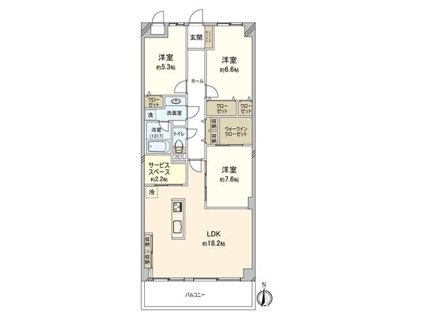 コスモ梶ヶ谷グランヒルズ 間取図(平面図)
