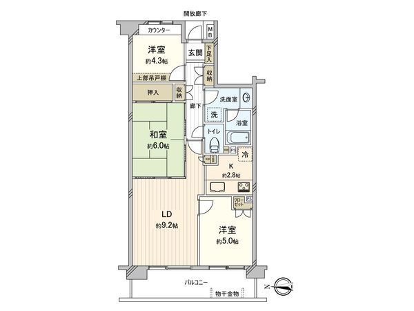 鷺沼東パーク・ホームズ2番館 間取図(平面図) 鷺沼東パーク・ホームズ2番館 間取図(平面図)