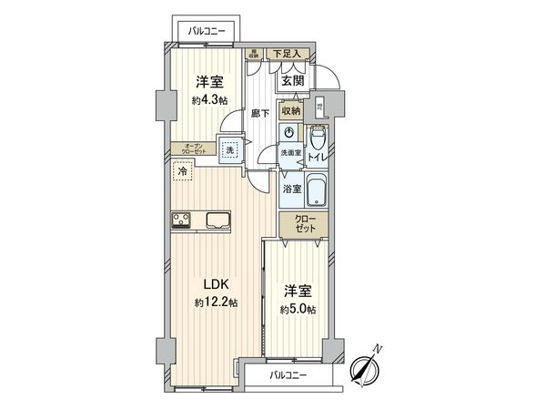 シャンボール鷺沼 間取図(平面図) シャンボール鷺沼 間取図(平面図)