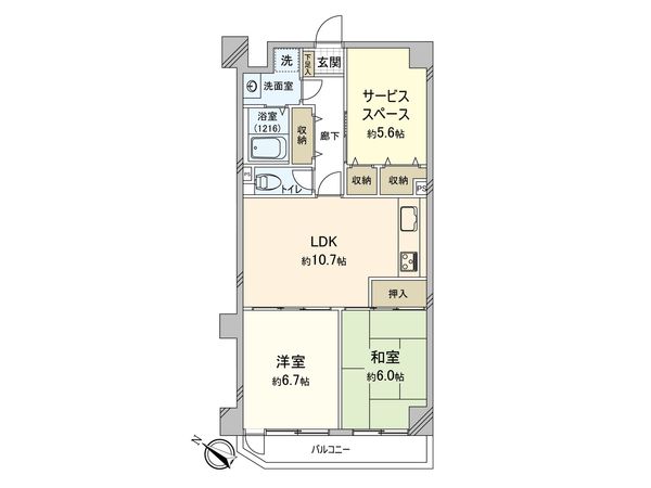 ルミネ鷺沼第2 間取図(平面図) ルミネ鷺沼第2 間取図(平面図)