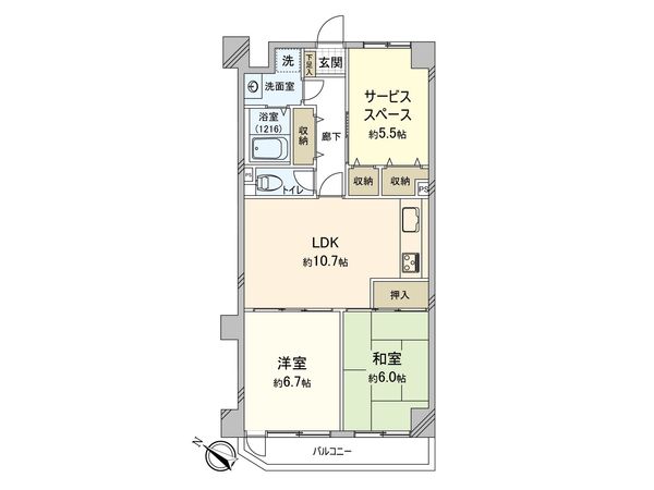 ルミネ鷺沼第2 間取図(平面図) 間取図(平面図)