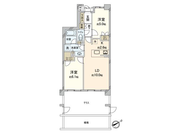 レジデンシア鷺沼 間取図(平面図) 間取図(平面図)