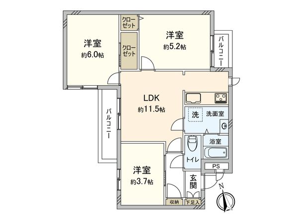 間取図(平面図)