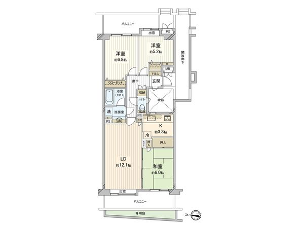 間取図(平面図)
