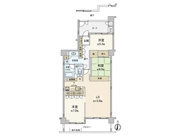 サンクタス鷺沼プライベートヒル 間取図(平面図) サンクタス鷺沼プライベートヒル 間取図(平面図)