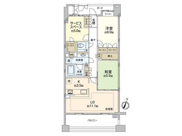 フォルム宮前平二丁目ヒルズ 間取図(平面図) 間取図(平面図)