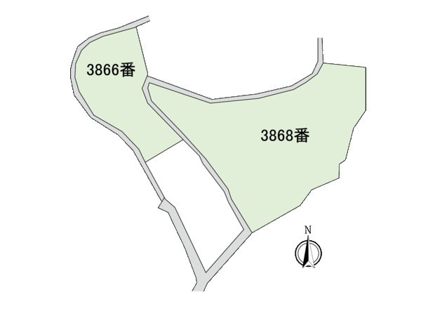 津久井5丁目土地 地形図