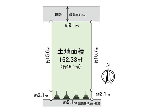 港北区樽町1丁目(土地) 区画図