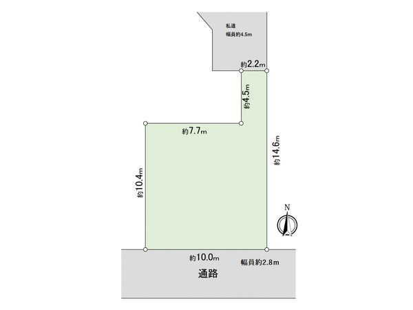 港北区新吉田東8丁目(土地) 区画図 港北区新吉田東8丁目(土地) 区画図