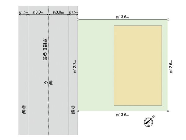 港北区新吉田町(土地) 区画図 港北区新吉田町(土地) 区画図