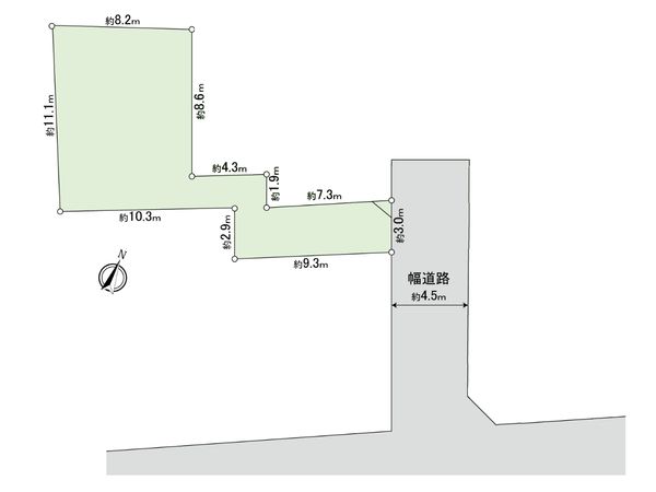 港北区新吉田東1丁目(土地) 区画図 港北区新吉田東1丁目(土地) 区画図