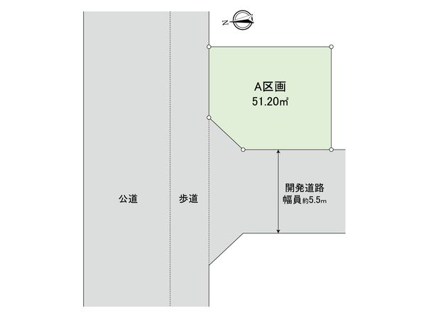 港北区新吉田東8丁目(土地)A区画 区画図 港北区新吉田東8丁目(土地)A区画 区画図