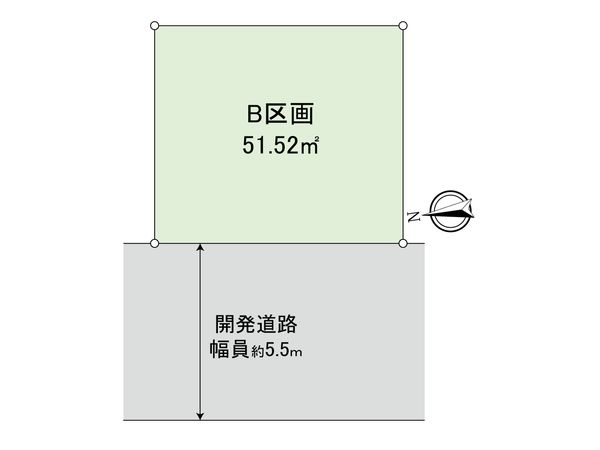 港北区新吉田東8丁目(土地)B区画 区画図 港北区新吉田東8丁目(土地)B区画 区画図