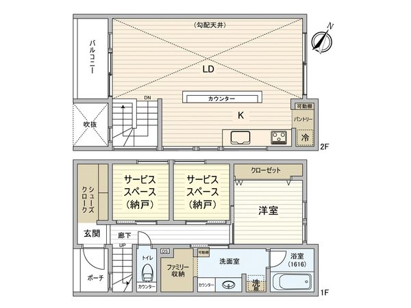 神奈川区六角橋5丁目(新築戸建) 間取図(平面図) 神奈川区六角橋5丁目(新築戸建) 間取図(平面図)