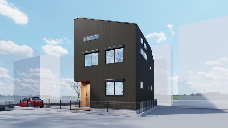 港北区新吉田東5丁目(新築戸建) 外観パース図