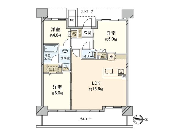 デイパーク横濱綱島 間取図(平面図) デイパーク横濱綱島 間取図(平面図)