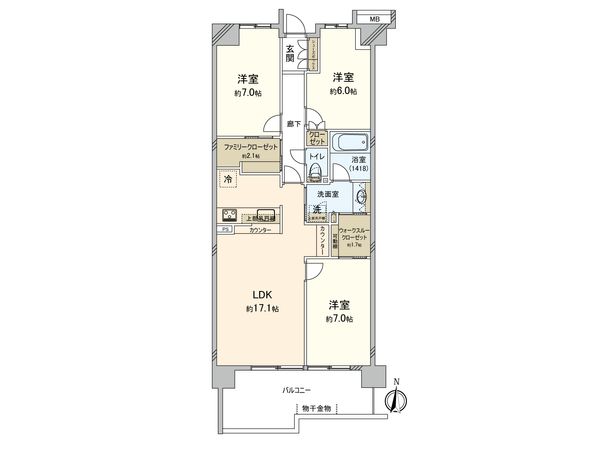 間取図(平面図)
