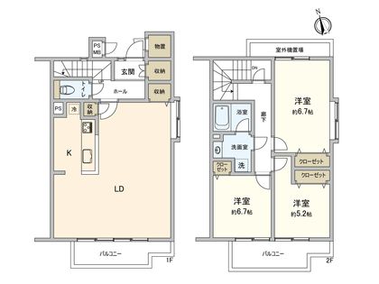 間取図(平面図) 間取図(平面図)