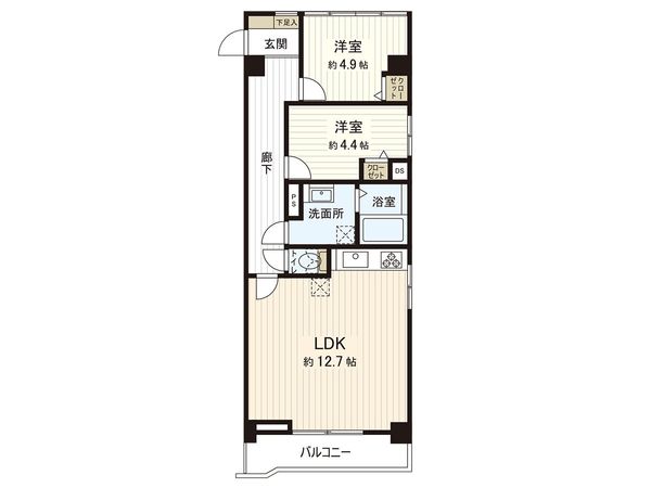 シャトレ大倉山 間取図(平面図) シャトレ大倉山 間取図(平面図)