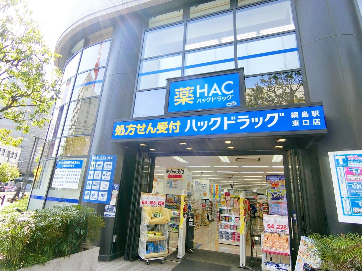 パール綱島マンション ハックドラッグ綱島店(約110m) ハックドラッグ綱島店(約110m)