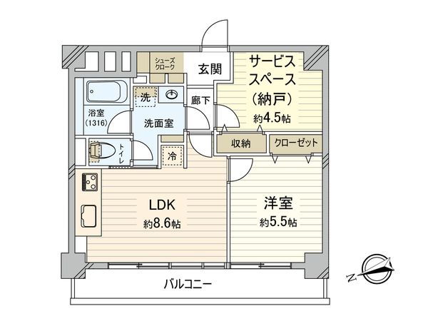 パール綱島マンション 間取図(平面図) 間取図(平面図)