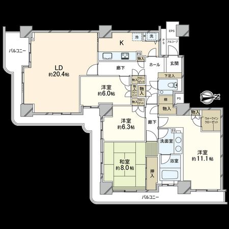 間取図(平面図)