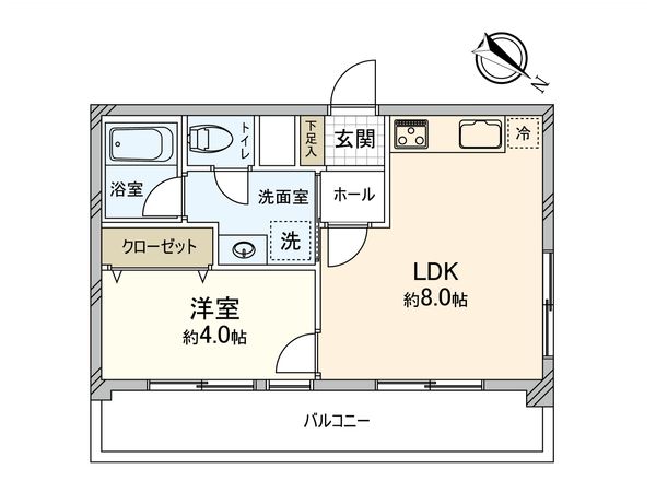 綱島マンション 間取図(平面図) 綱島マンション 間取図(平面図)