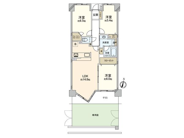 藤和シティホームズ綱島WEST 間取図(平面図) 藤和シティホームズ綱島WEST 間取図(平面図)