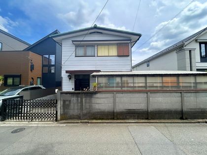 岡本1丁目土地 前面道路含む外観