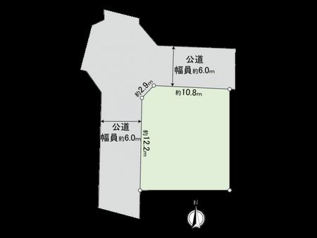 世田谷区駒沢5丁目土地 地形図