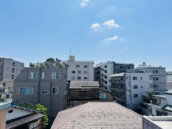 屋上ルーフバルコニーからの眺望（南側撮影）