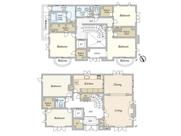 世田谷区深沢5丁目 戸建 間取図(平面図)