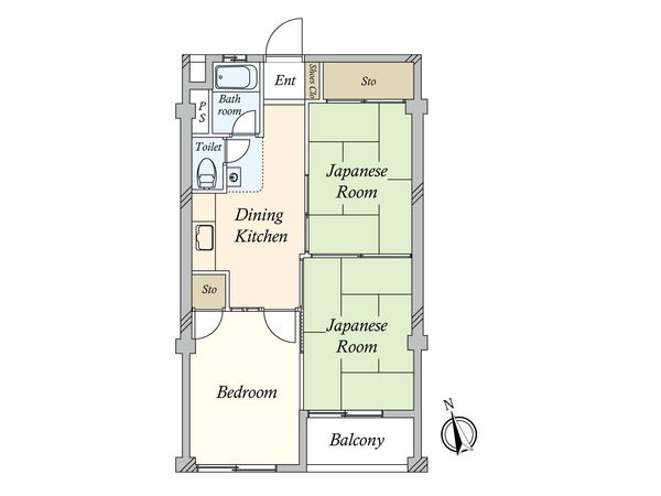 用賀コーポラス 間取図(平面図) 用賀コーポラス 間取図(平面図)