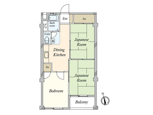 用賀コーポラス 間取図(平面図) 用賀コーポラス 間取図(平面図)