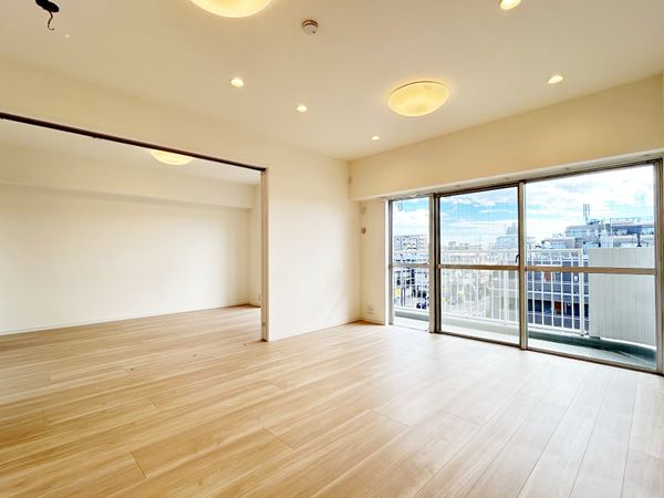 上用賀スカイマンション リビング