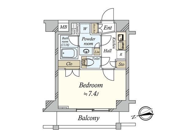 ガリシア用賀 間取図(平面図) 間取図(平面図)