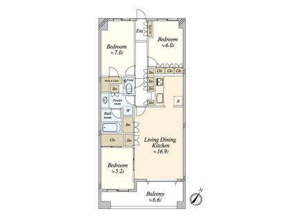間取図(平面図)