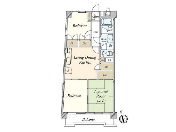 第2用賀ヒミコマンション 間取図(平面図) 間取図(平面図)