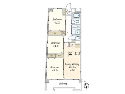 間取図(平面図)