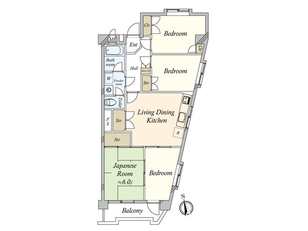 第2用賀ヒミコマンション 間取図(平面図) 間取図(平面図)