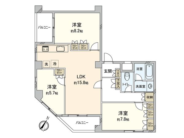 用賀テラス 間取図(平面図)
