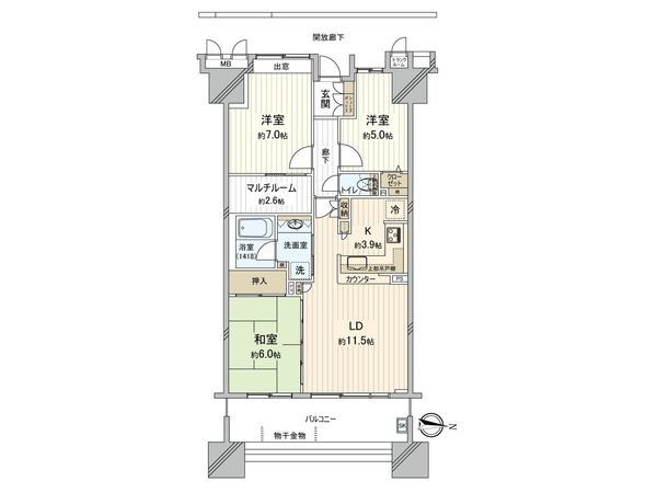 トキアス 間取図(平面図) トキアス 間取図(平面図)