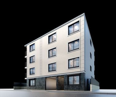 玉川台2丁目一棟マンション 外観パース図